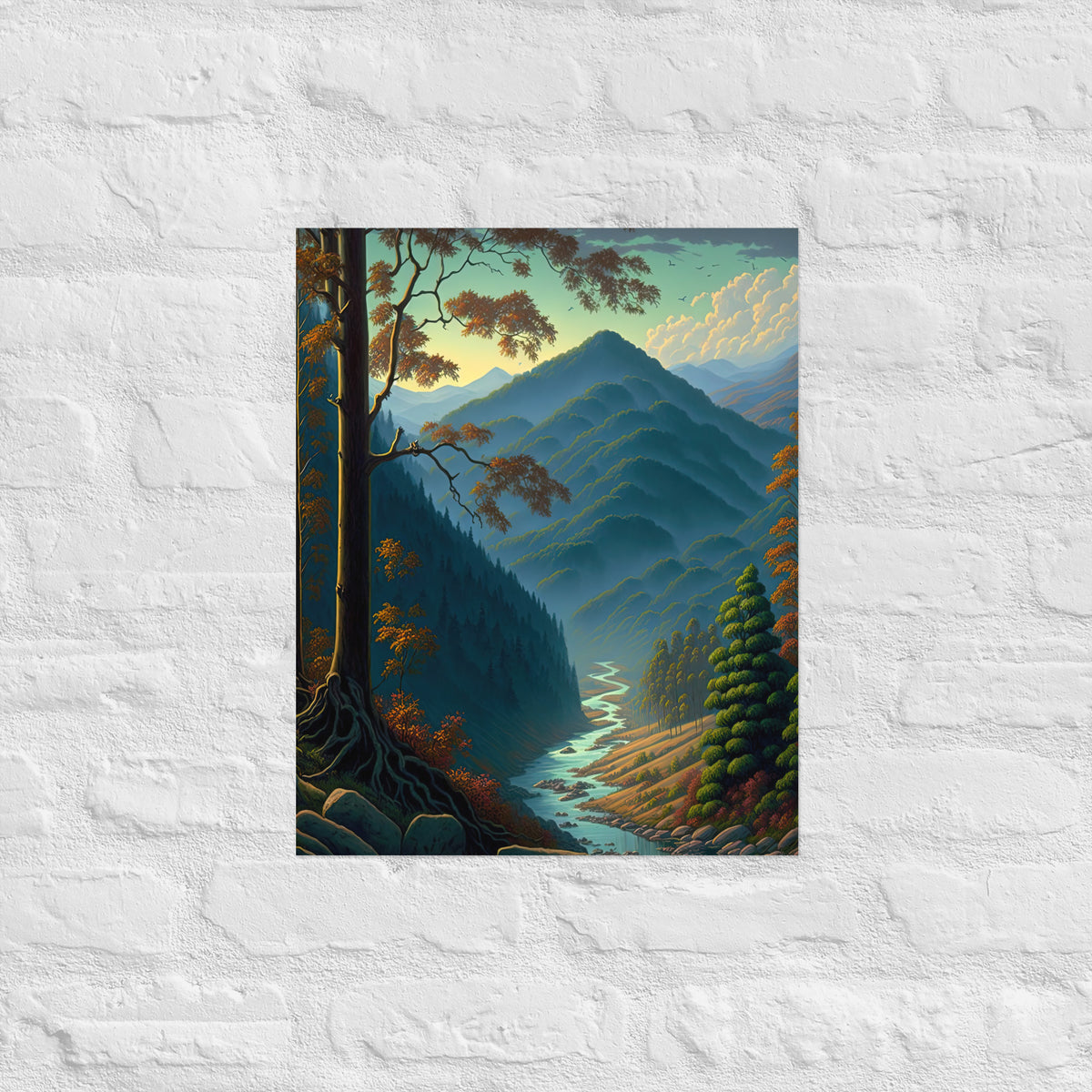Virginia River Valley Premium Print