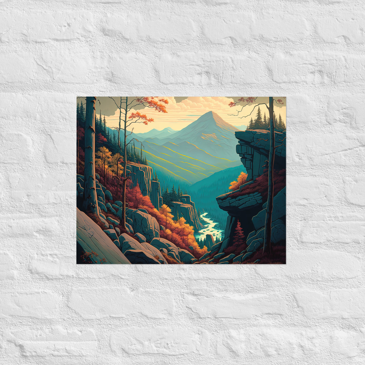 Virginia River Gorge Premium Print