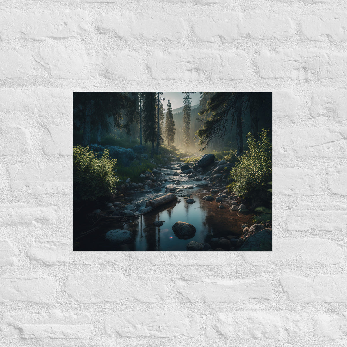 Forest Creek Premium Art Print
