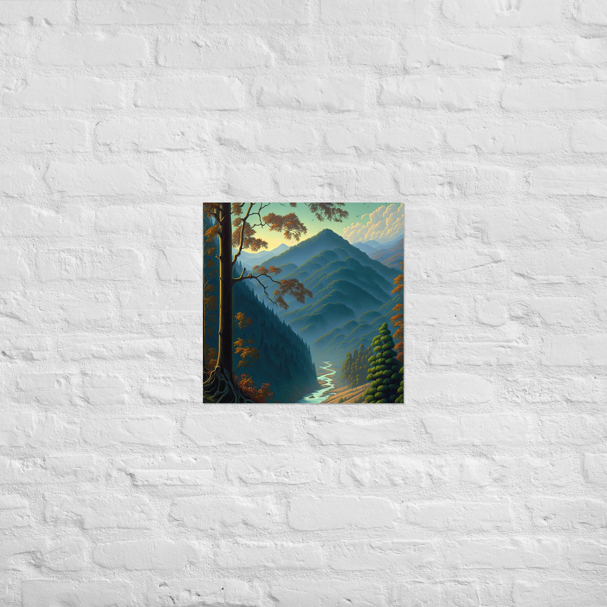 Virginia River Valley Premium Print