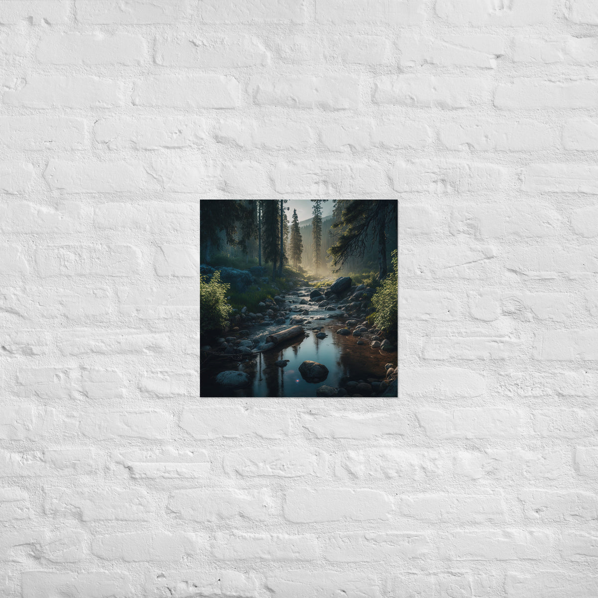 Forest Creek Premium Art Print