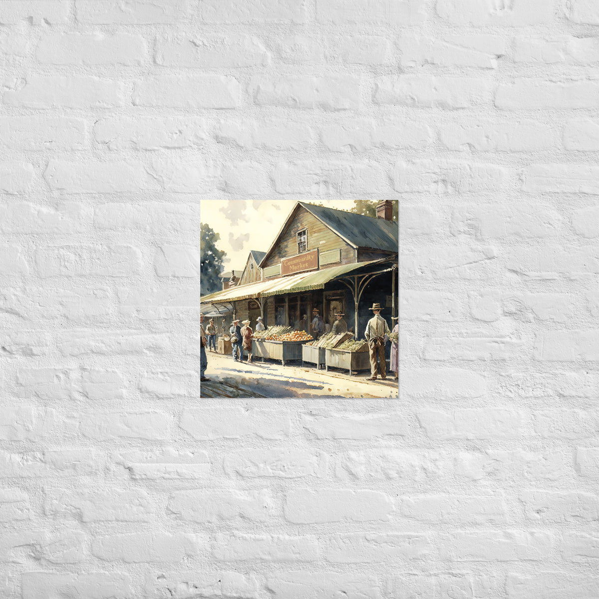 Farmers Market Premium Art Print