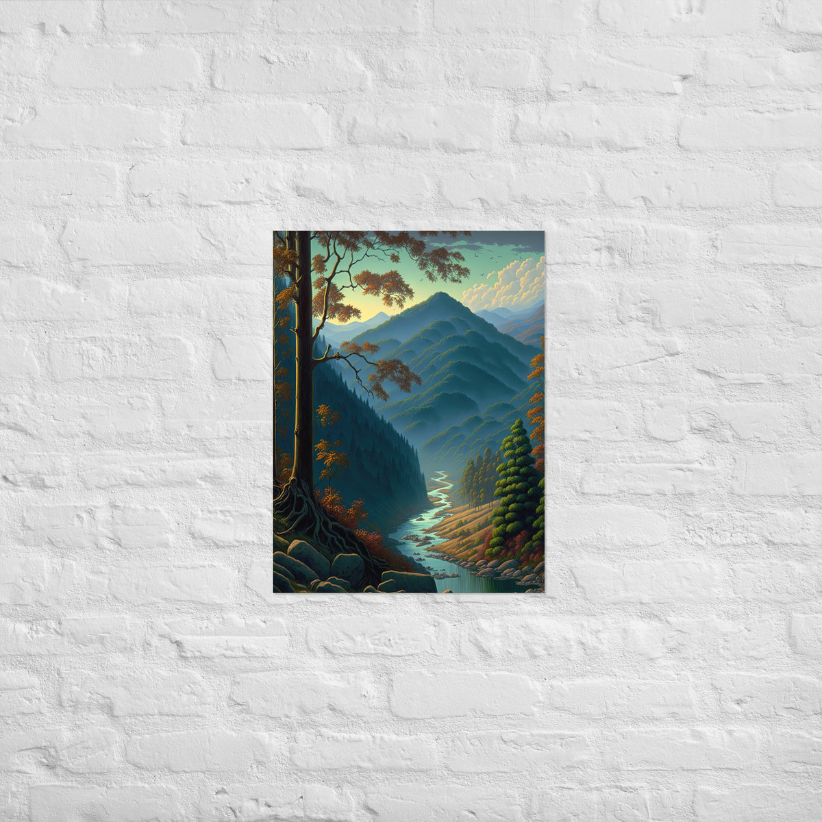 Virginia River Valley Premium Print