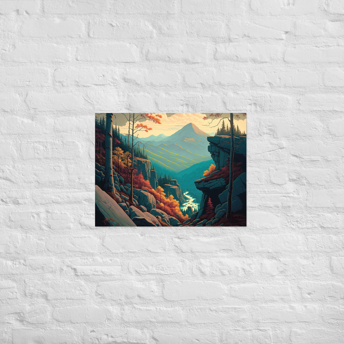 Virginia River Gorge Premium Print