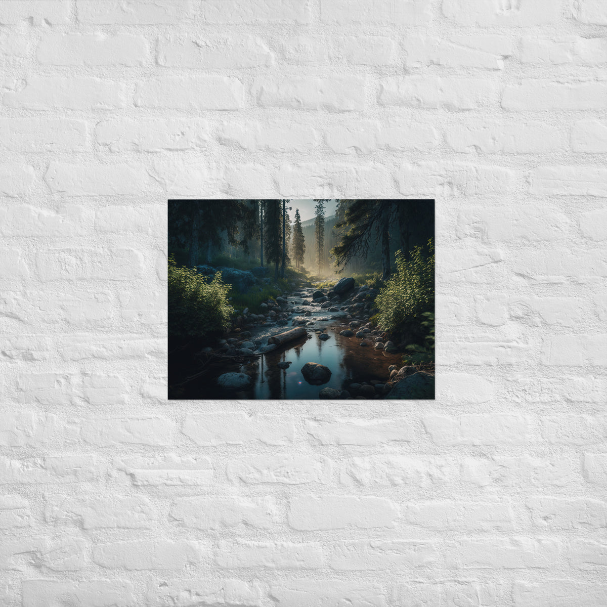 Forest Creek Premium Art Print