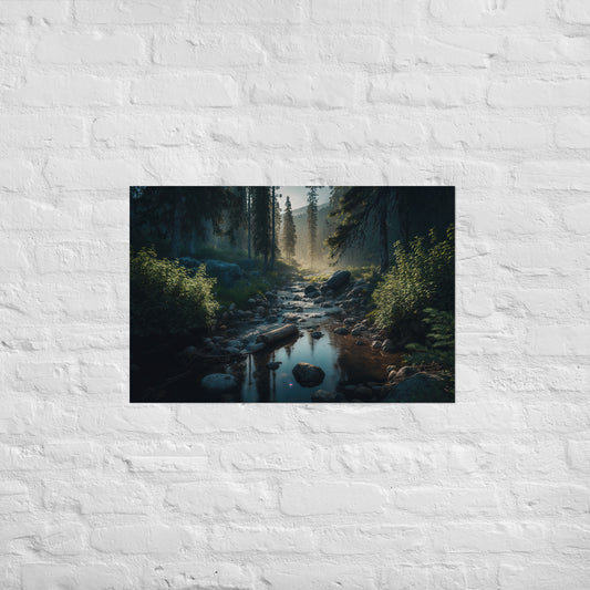 Forest Creek Premium Art Print