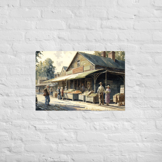 Farmers Market Premium Art Print