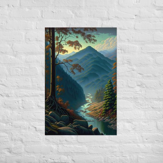 Virginia River Valley Premium Print