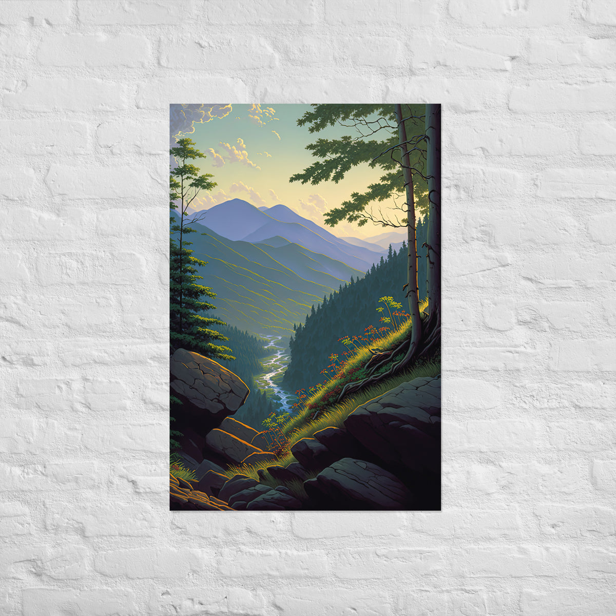 Virginia Mountain River Premium Print