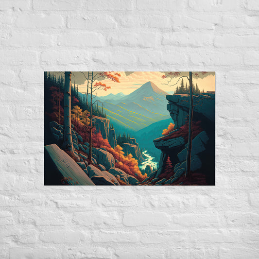 Virginia River Gorge Premium Print