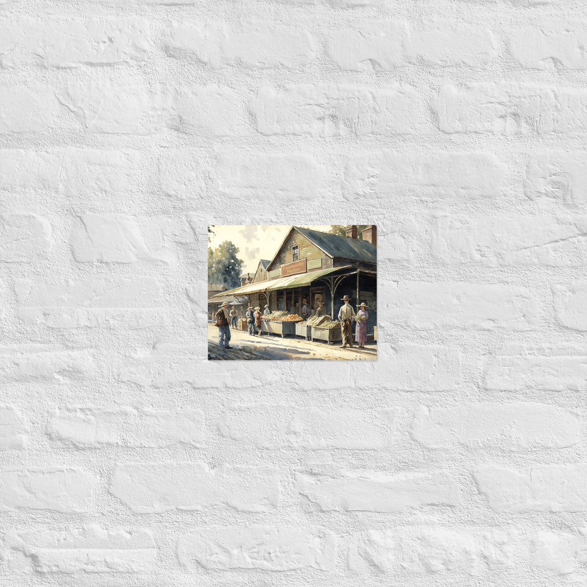 Farmers Market Premium Art Print
