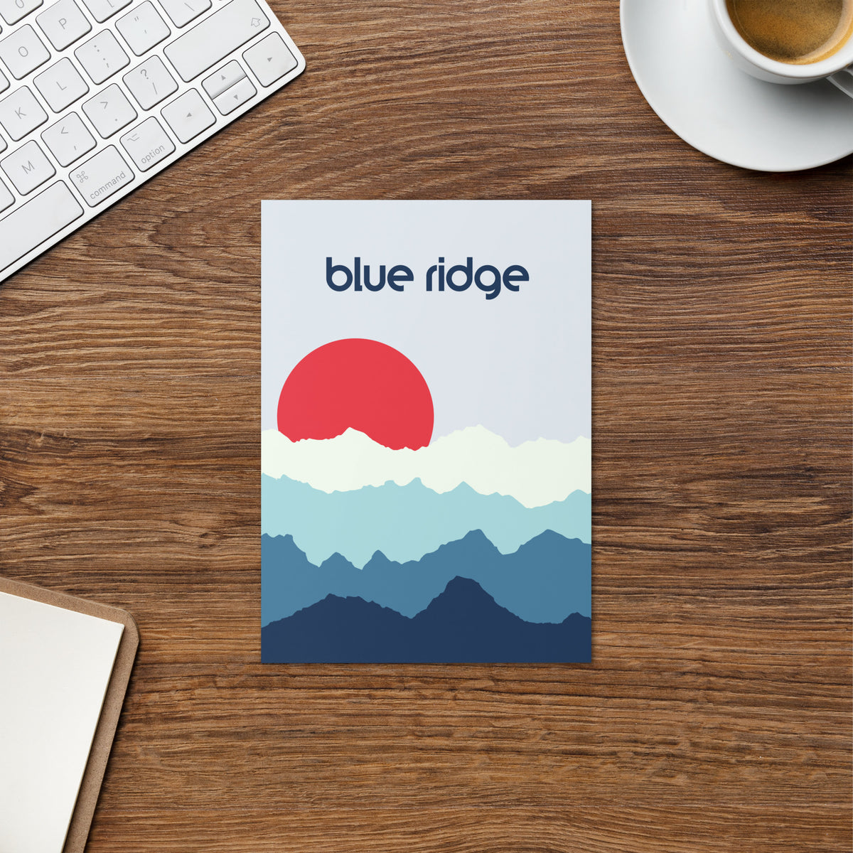 Blue Ridge Greeting card