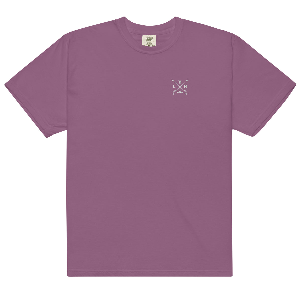 LYH Embroidered garment-dyed heavyweight Unisex Shirt