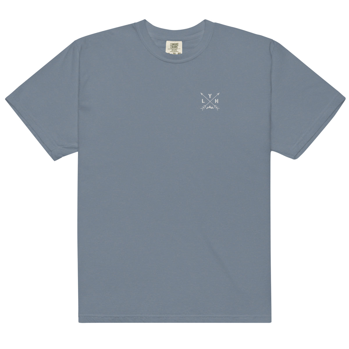 LYH Embroidered garment-dyed heavyweight Unisex Shirt