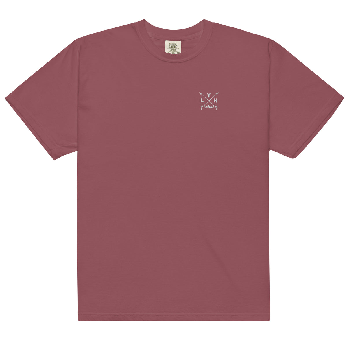 LYH Embroidered garment-dyed heavyweight Unisex Shirt