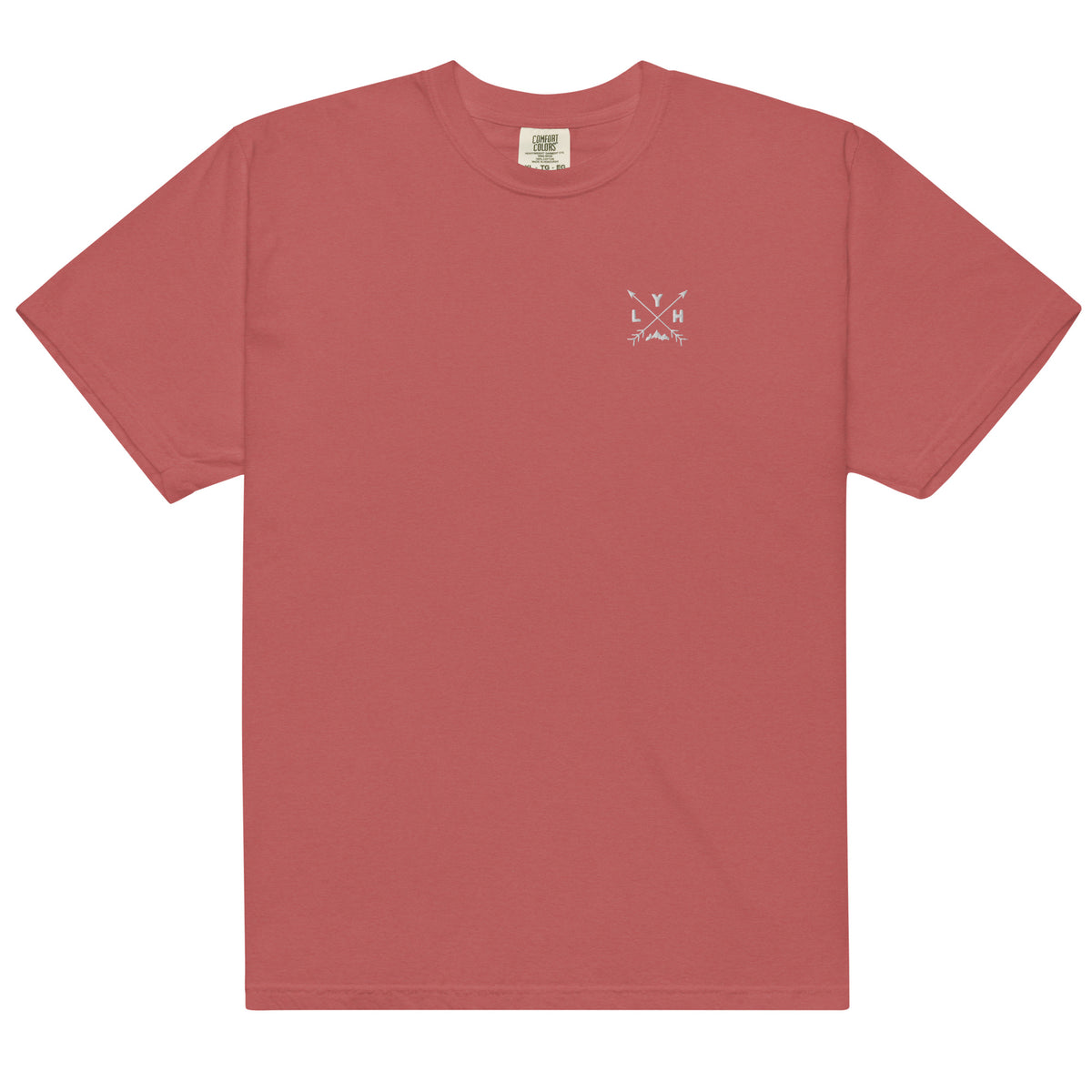 LYH Embroidered garment-dyed heavyweight Unisex Shirt