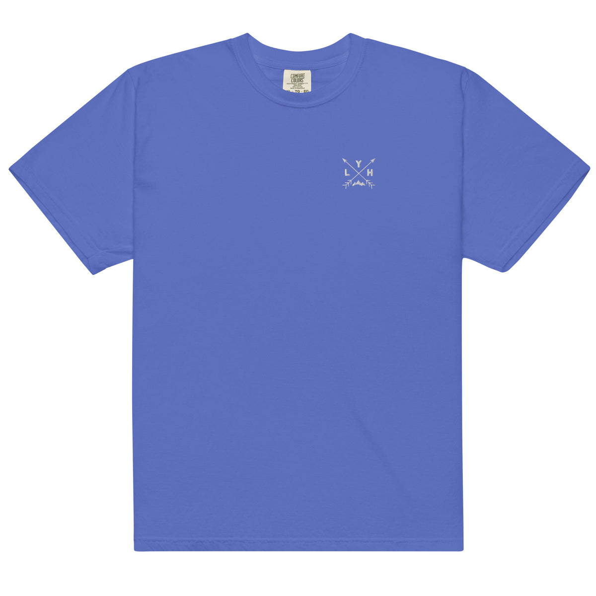 LYH Embroidered garment-dyed heavyweight Unisex Shirt