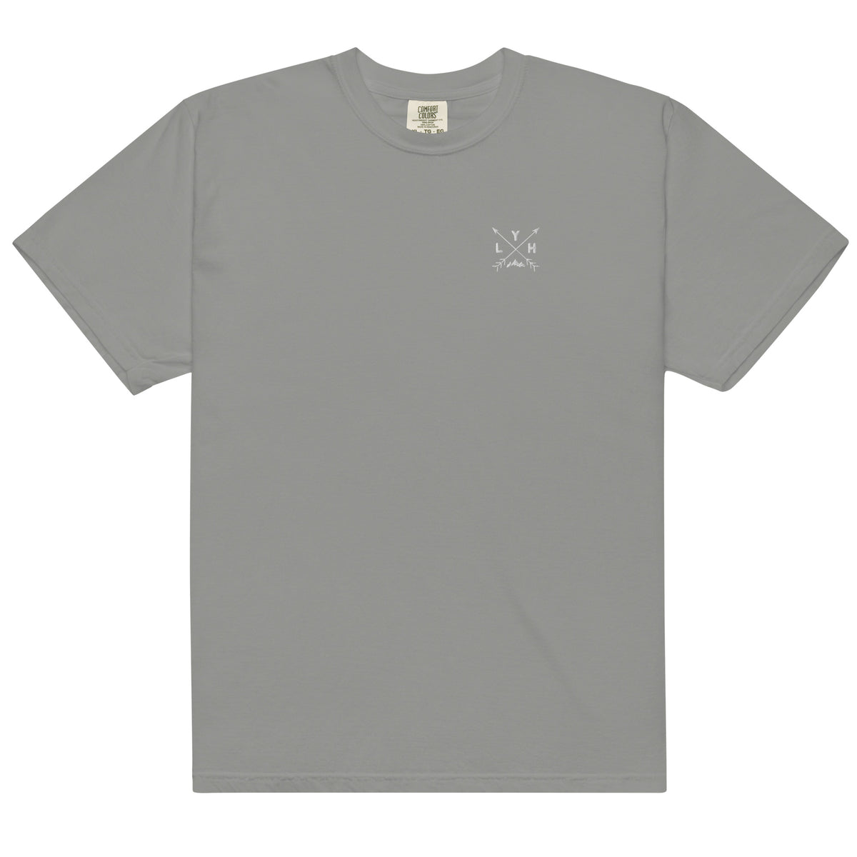 LYH Embroidered garment-dyed heavyweight Unisex Shirt