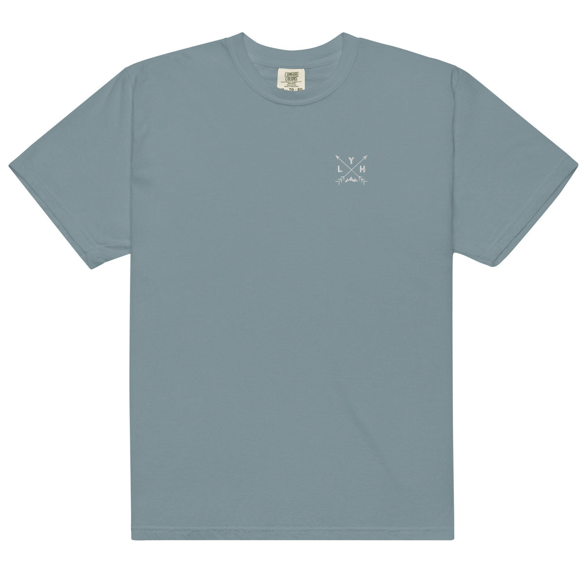 LYH Embroidered garment-dyed heavyweight Unisex Shirt