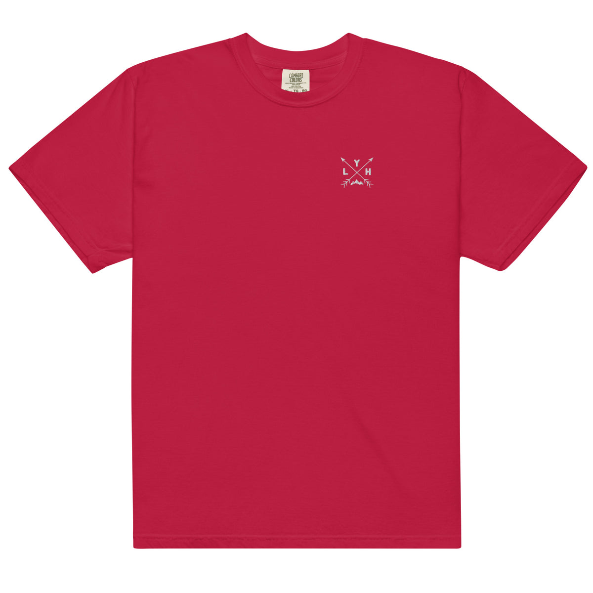 LYH Embroidered garment-dyed heavyweight Unisex Shirt