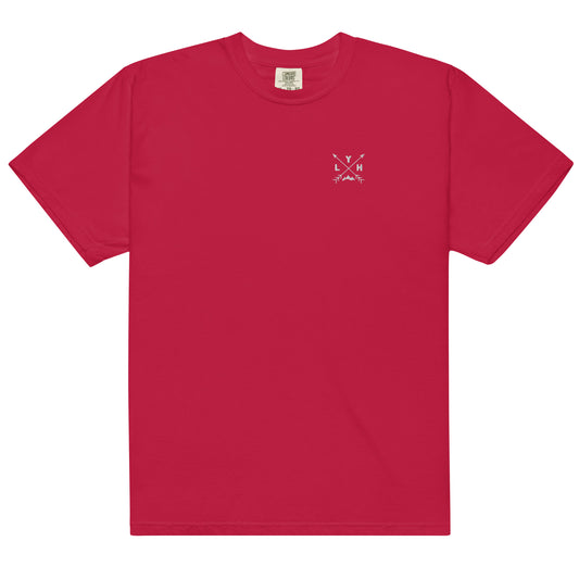 LYH Embroidered garment-dyed heavyweight Unisex Shirt