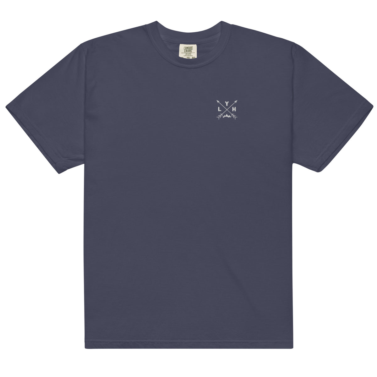 LYH Embroidered garment-dyed heavyweight Unisex Shirt