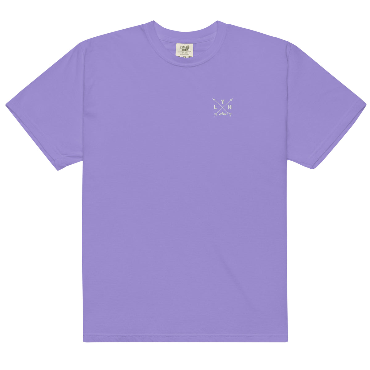 LYH Embroidered garment-dyed heavyweight Unisex Shirt