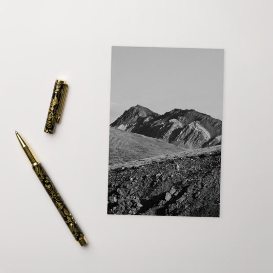Denali Layers B&W Postcard
