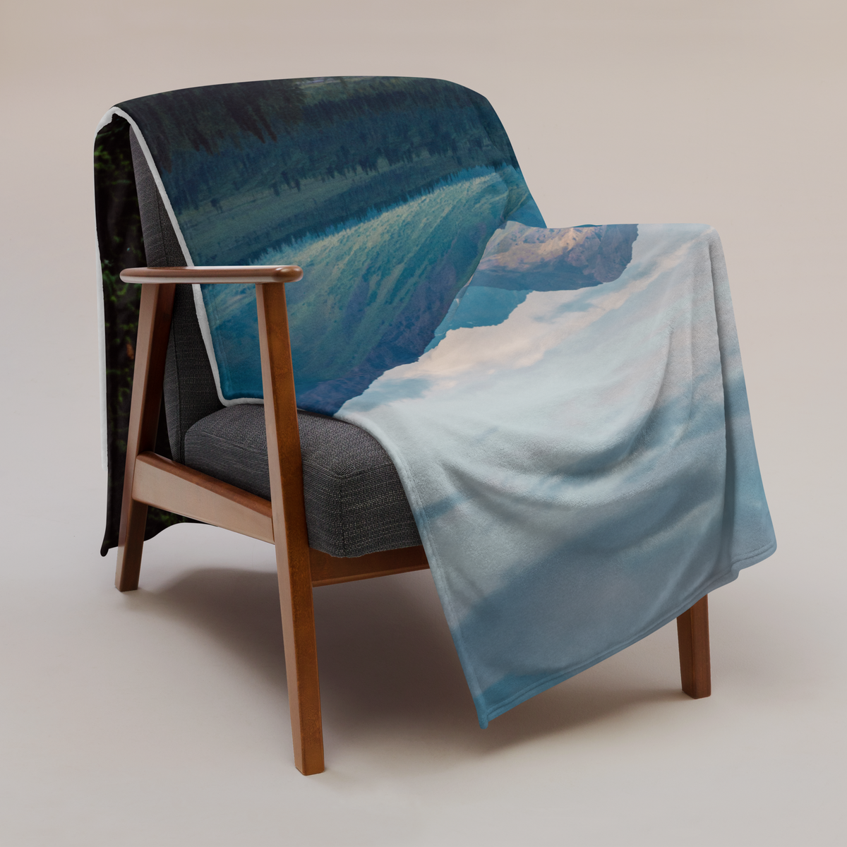 Alaskan Dawn Throw Blanket