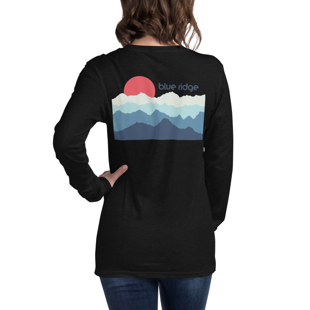 Blue Ridge Mountains #2 Unisex Long Sleeve Tee