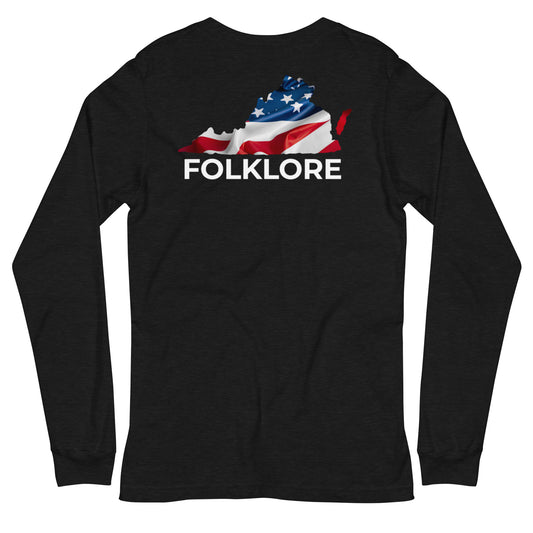 VA American Flag Long Sleeve Tee
