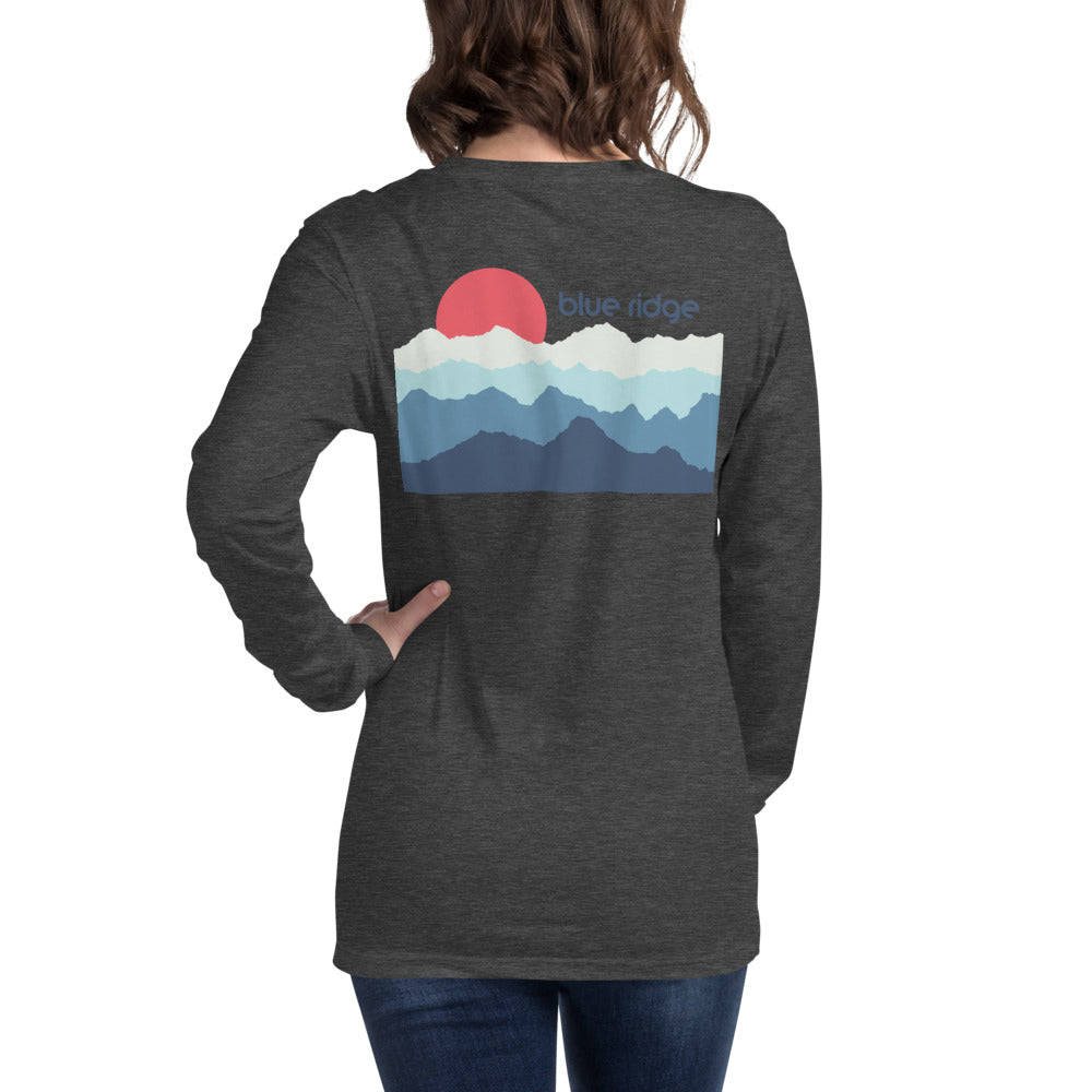 Blue Ridge Mountains #2 Unisex Long Sleeve Tee