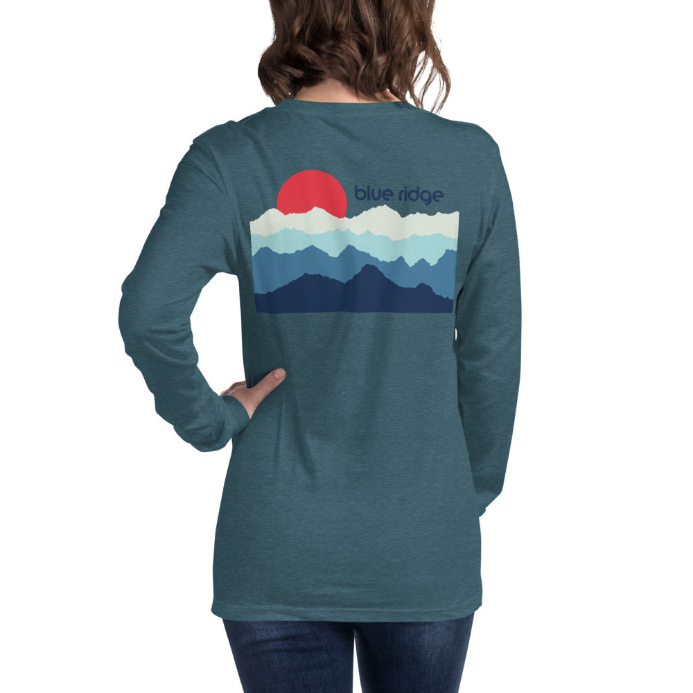 Blue Ridge Mountains #2 Unisex Long Sleeve Tee