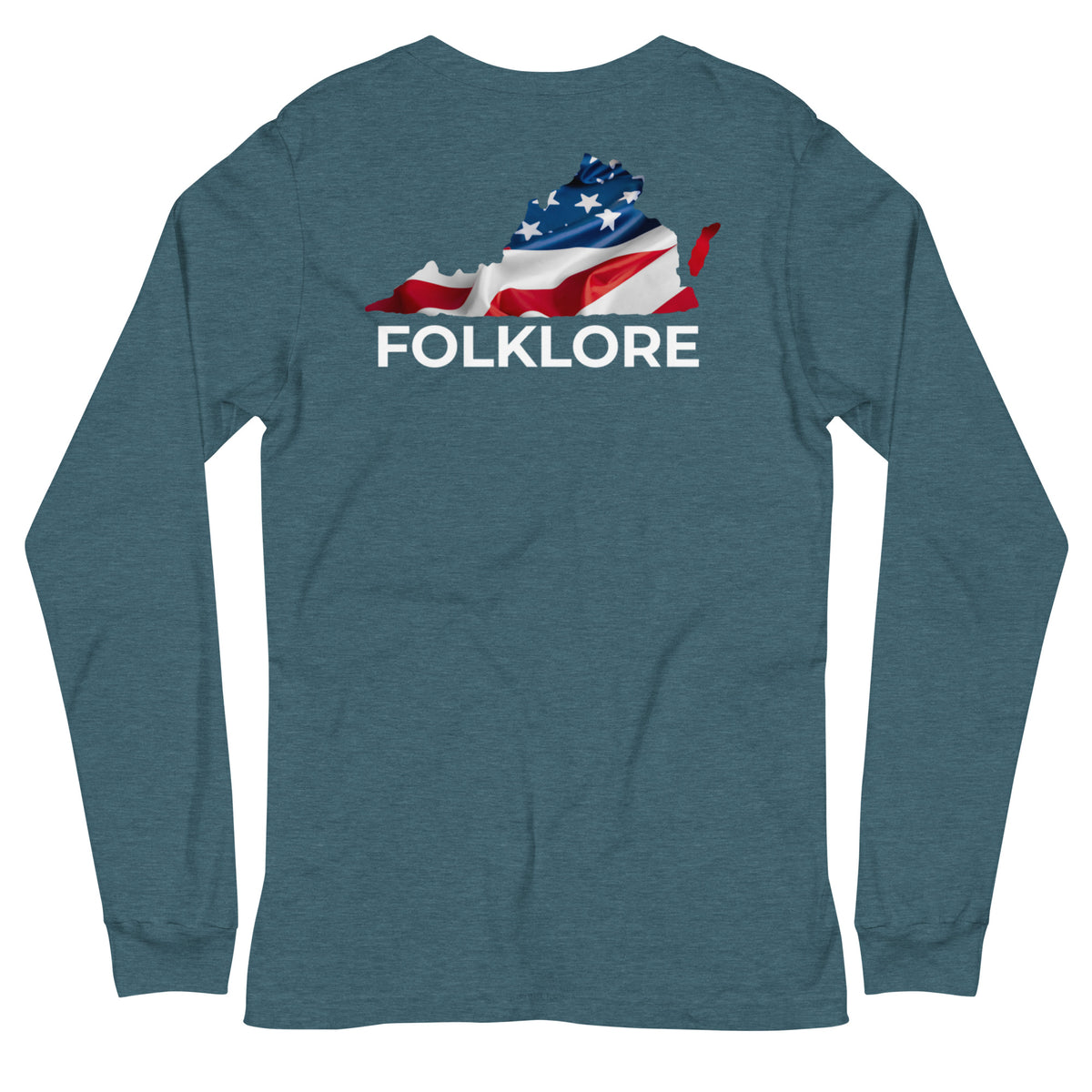 VA American Flag Long Sleeve Tee
