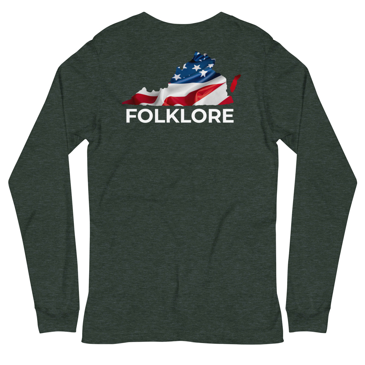 VA American Flag Long Sleeve Tee