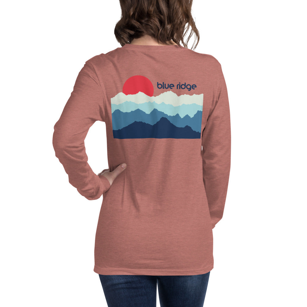 Blue Ridge Mountains #2 Unisex Long Sleeve Tee