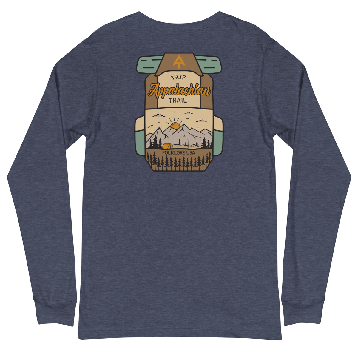 Appalachian Trail Backpack Long Sleeve T-Shirt