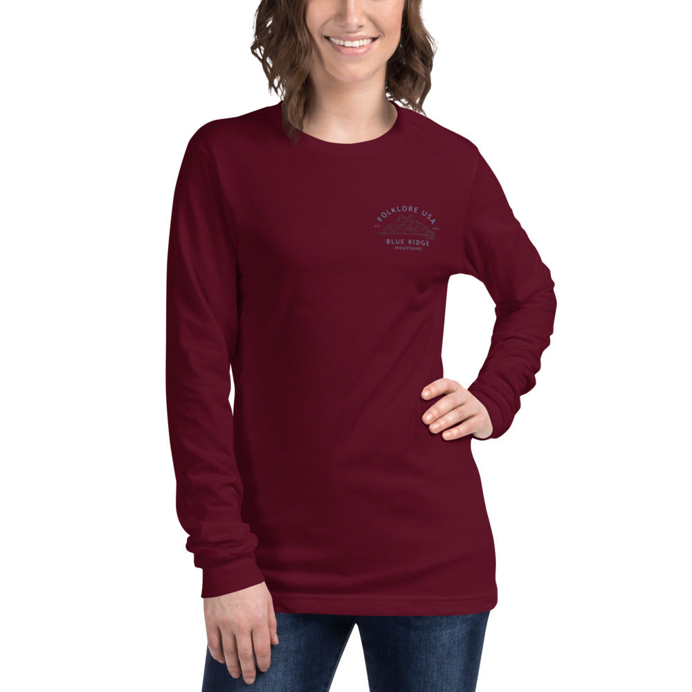Blue Ridge Mountains #2 Unisex Long Sleeve Tee