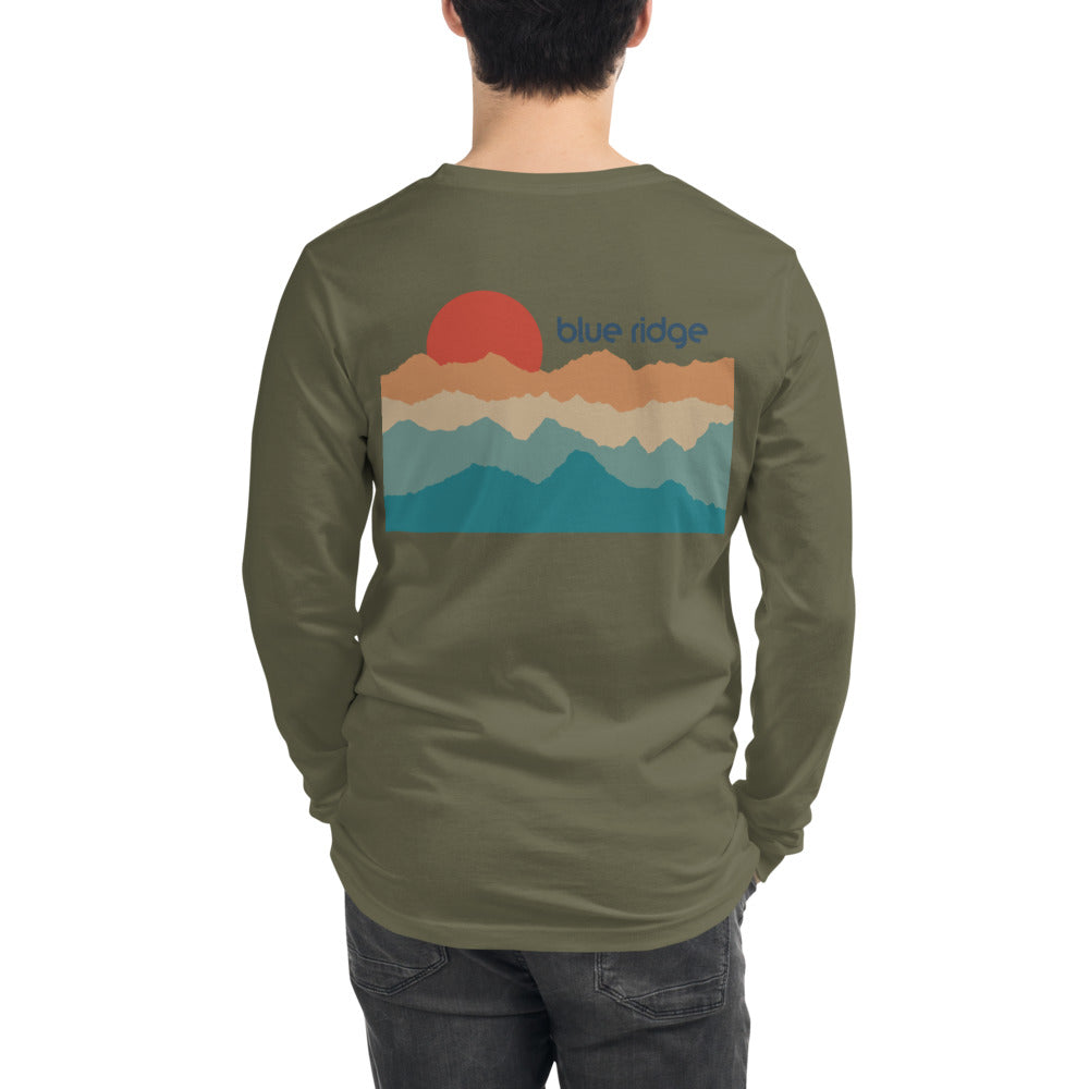Blue Ridge Mountains Unisex Long Sleeve Tee