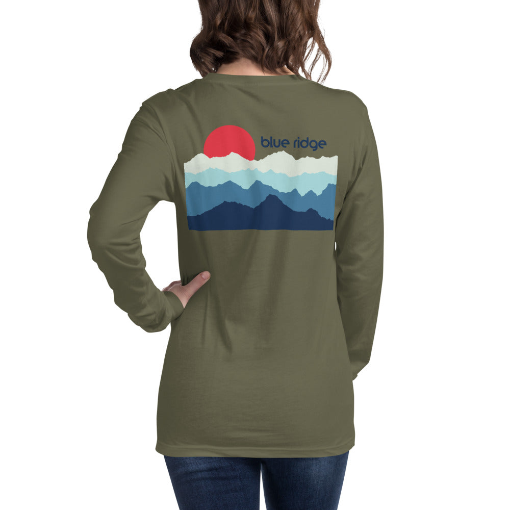 Blue Ridge Mountains #2 Unisex Long Sleeve Tee