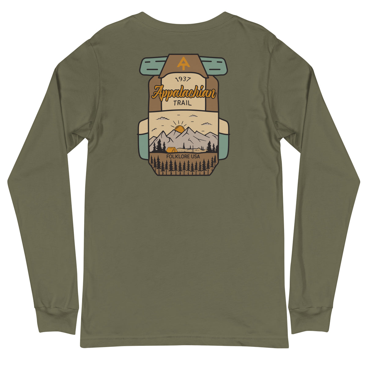 Appalachian Trail Backpack Long Sleeve T-Shirt