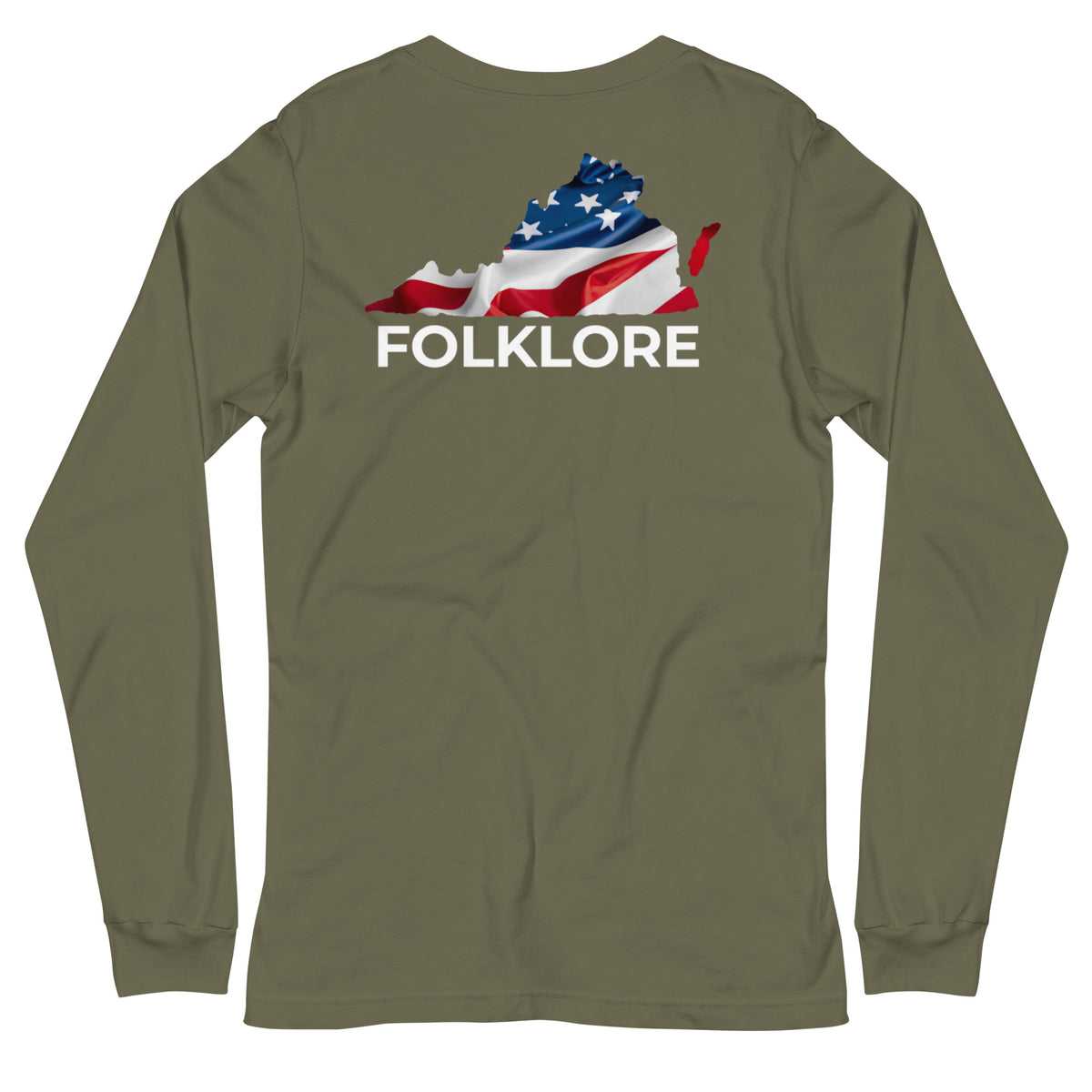 VA American Flag Long Sleeve Tee