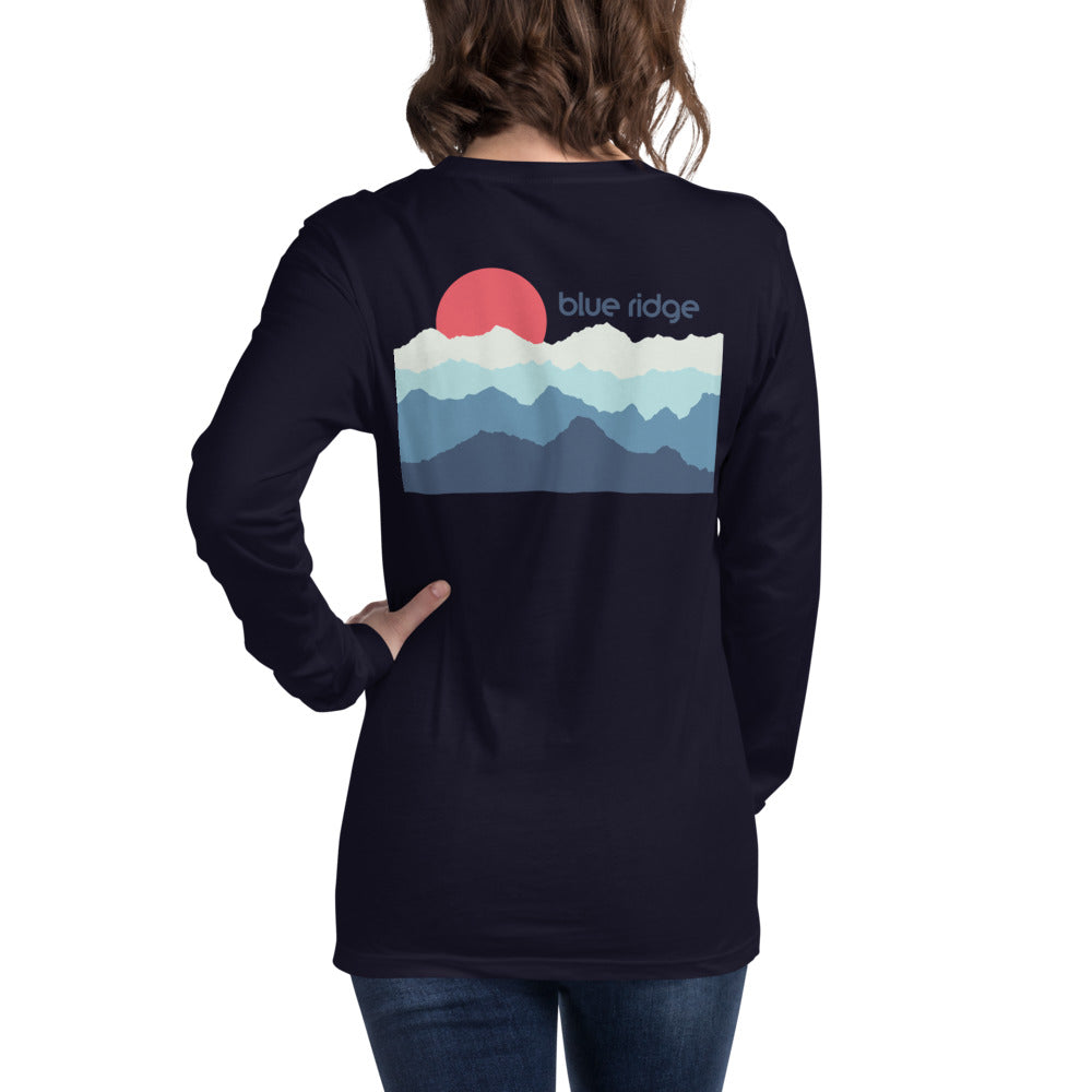Blue Ridge Mountains #2 Unisex Long Sleeve Tee
