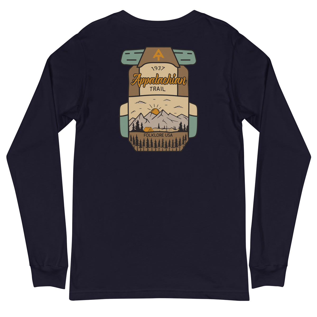 Appalachian Trail Backpack Long Sleeve T-Shirt