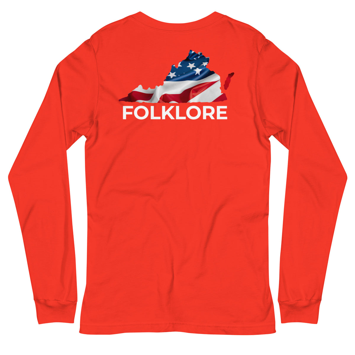 VA American Flag Long Sleeve Tee