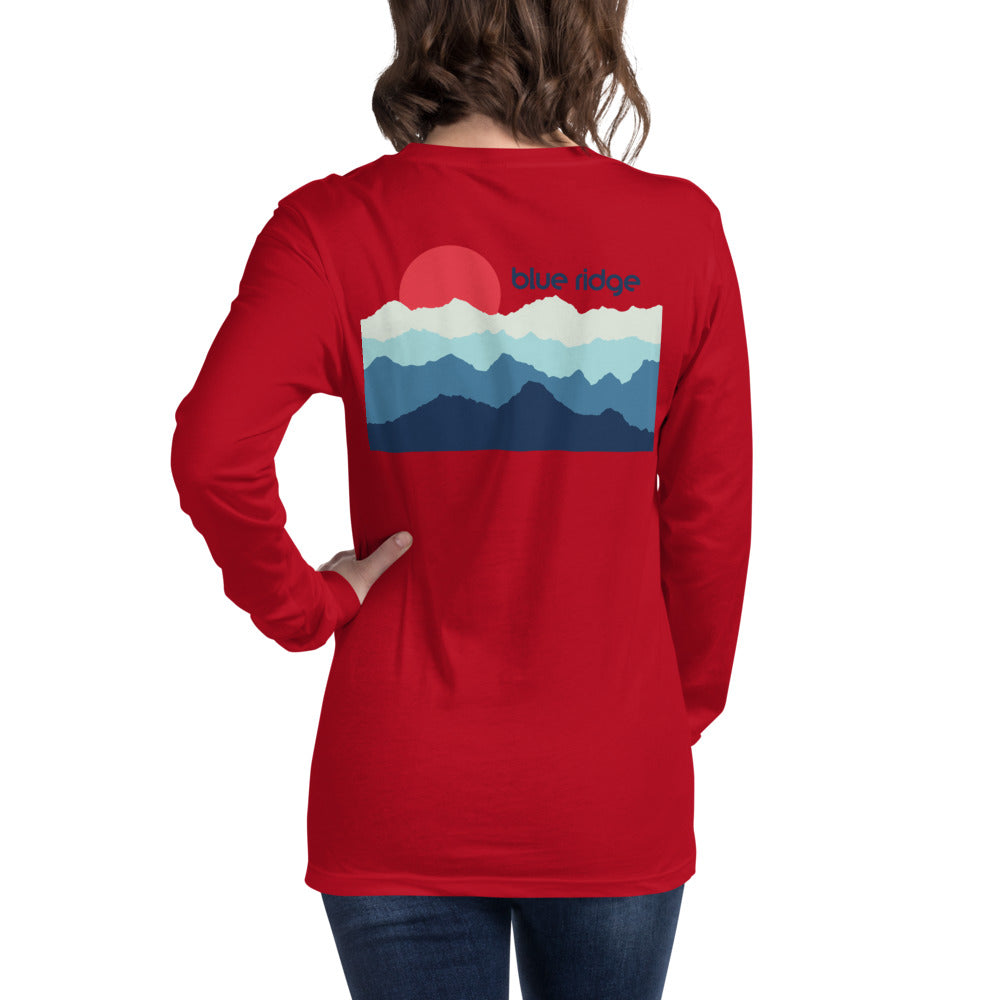 Blue Ridge Mountains #2 Unisex Long Sleeve Tee