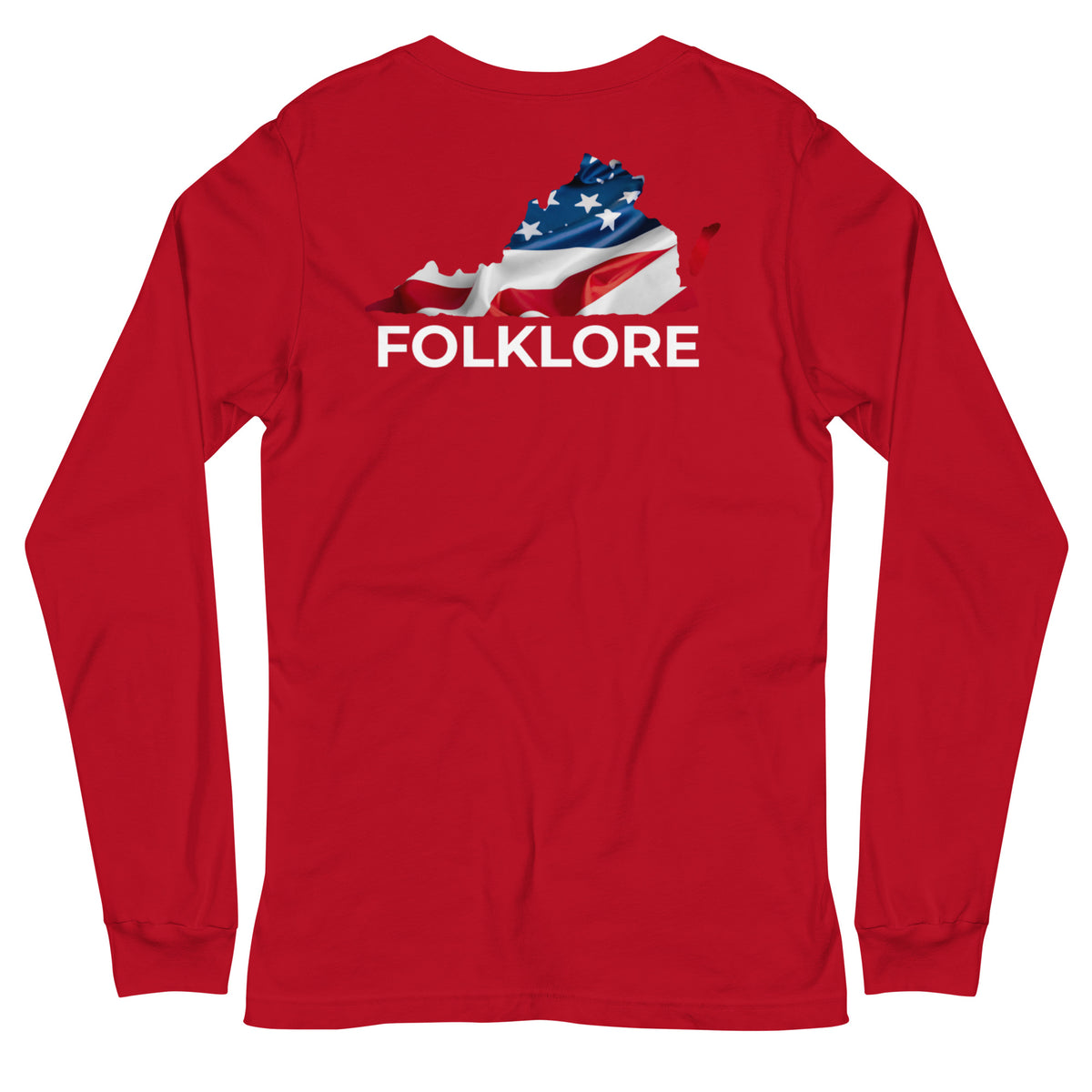 VA American Flag Long Sleeve Tee