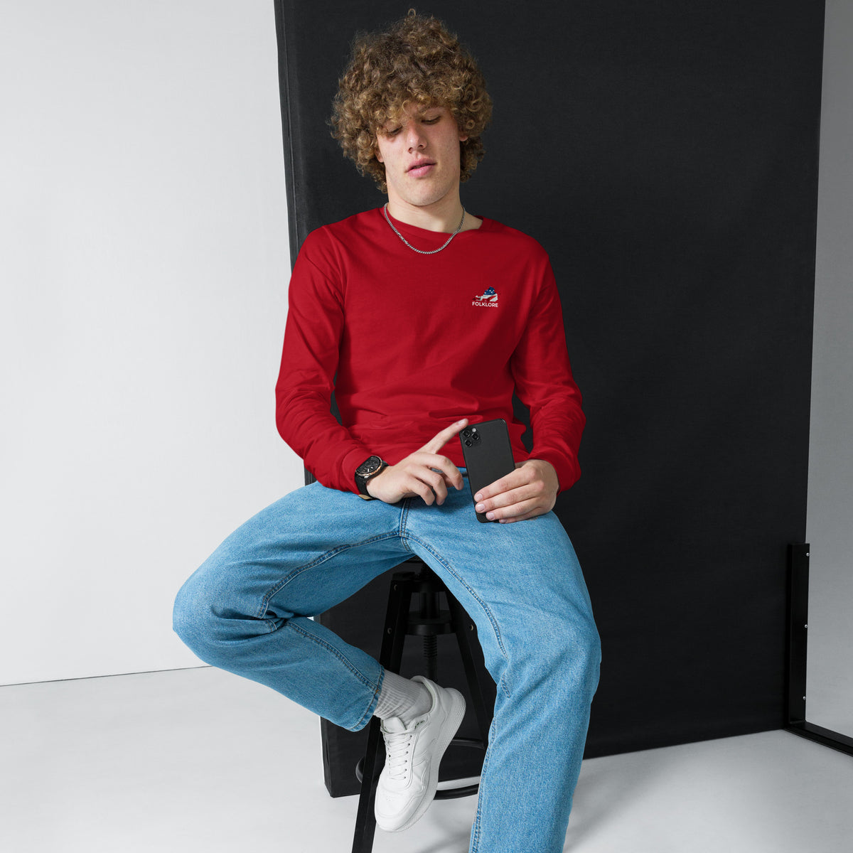VA American Flag Long Sleeve Tee