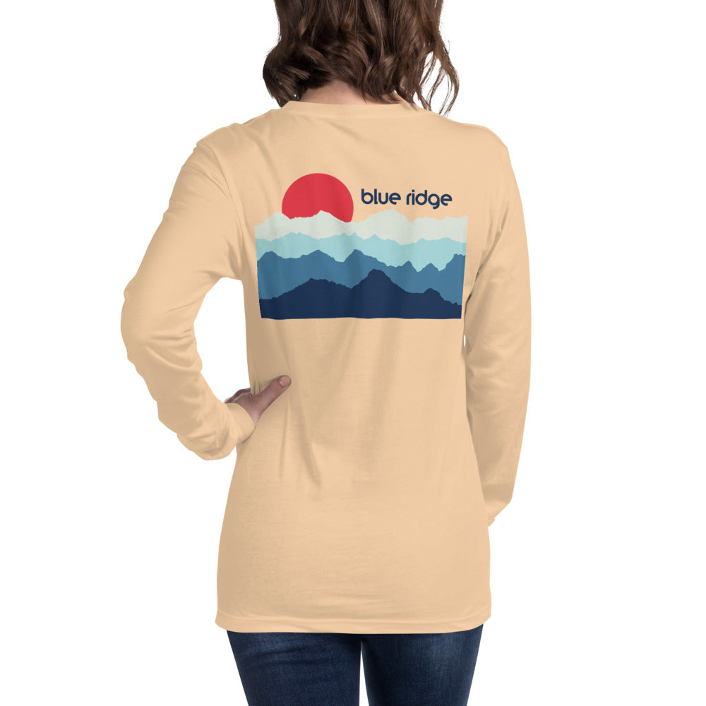 Blue Ridge Mountains #2 Unisex Long Sleeve Tee