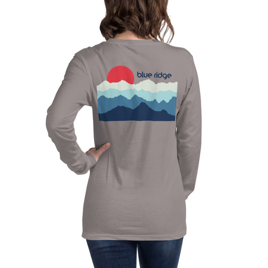 Blue Ridge Mountains #2 Unisex Long Sleeve Tee